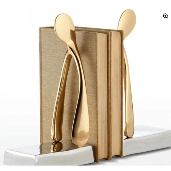 Nima Oberoi Lunares Wishbone Bookend Set with Box - Picture 1 of 12